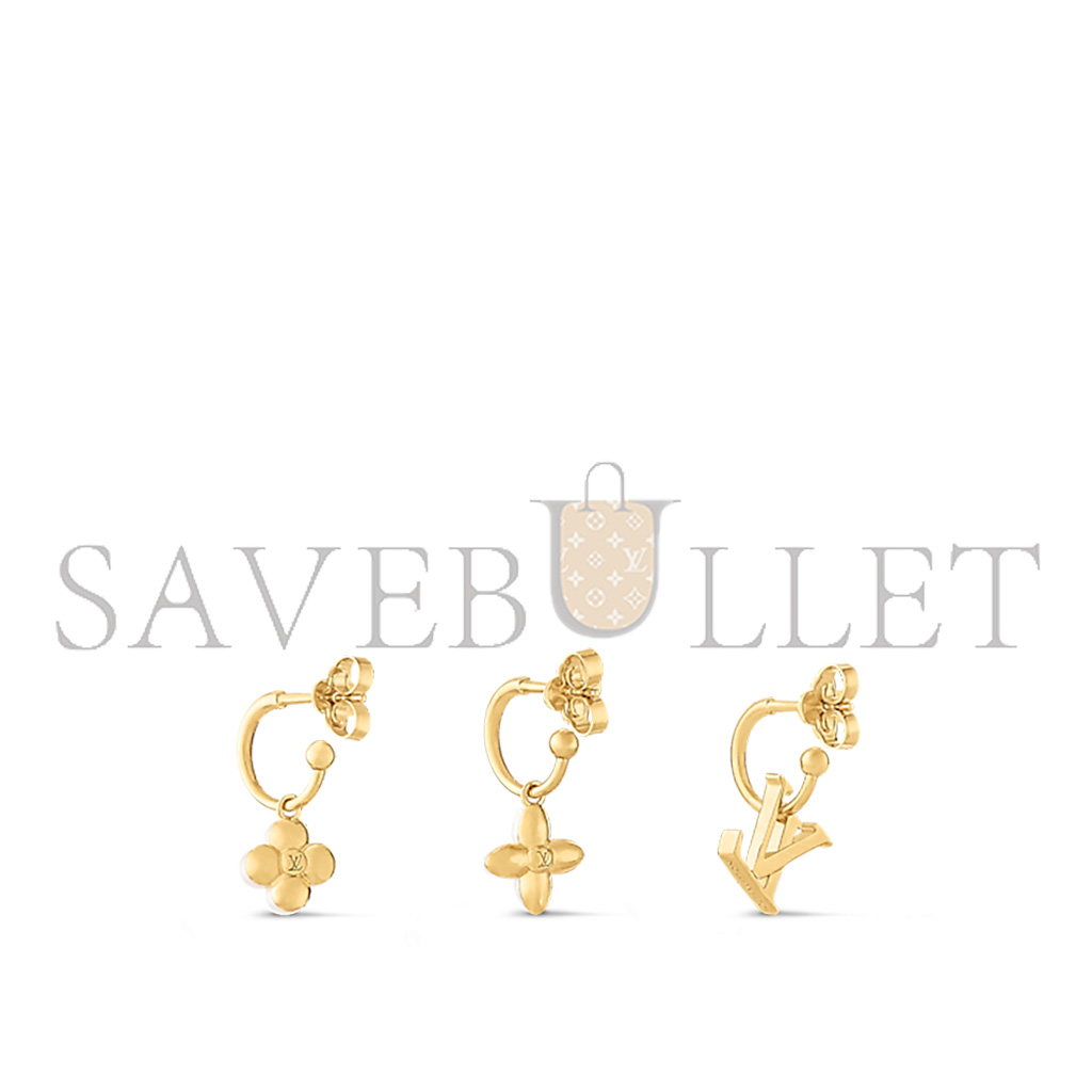 l**is V*t*n lv floragram earrings m01025